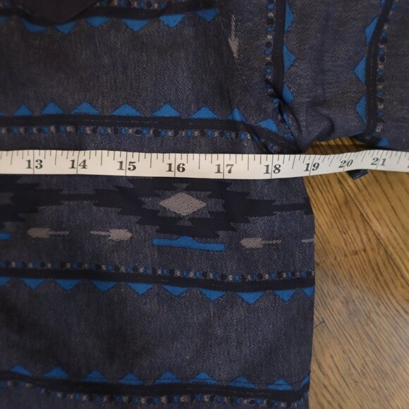 BURTON DRYRIDE jacket boys M snowboard ski blue Aztec waterproof outdoor hiking - Picture 10 of 11